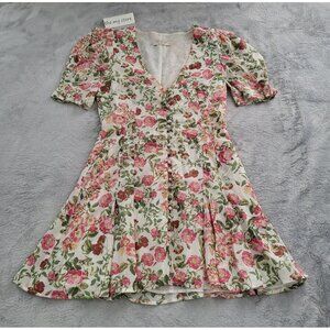 BEC + BRIDGE Les Follies Camellia Print Floral Mini Dress Womens 4 US Pre-owned
